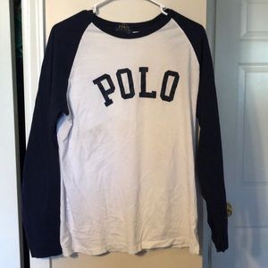 Long sleeve polo shirt